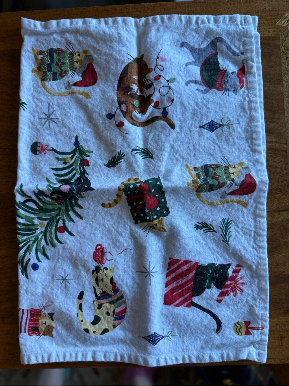 2 NWOT Sur La Table cat towels